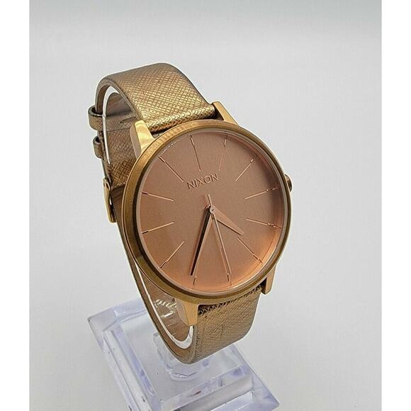 Ladies Nixon "Movin' Out" The Kensington Gold Tone Stainless Steel Quartz Watch - Picture 3 of 10
